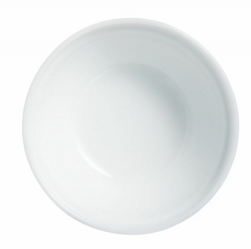 Bol à salade rond blanc verre opal Ø 17,15 cm Restaurant Arcoroc