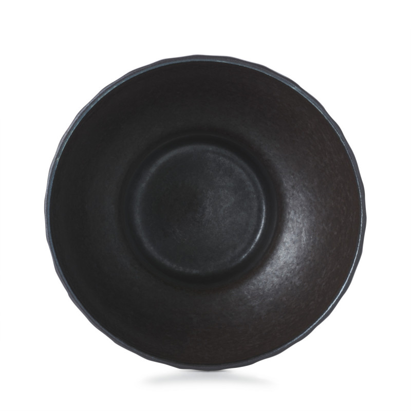 Bol à thé conique noir porcelaine culinaire 14 cl Ø 9,2 cm Pekoe Revol