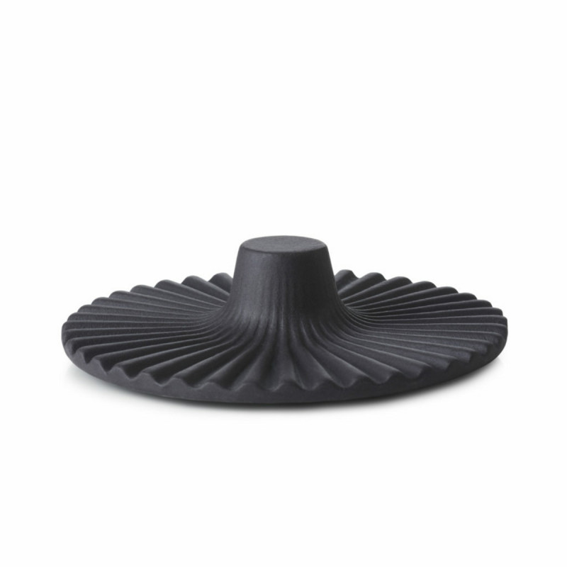 Couvercle pour théière rond noir porcelaine culinaire Ø 8 cm Pekoe Revol