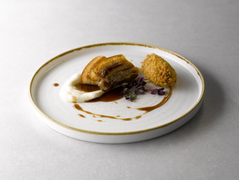 Assiette plate rond barley white porcelaine vitrifiée Ø 26 cm Stonecast Barley Churchill