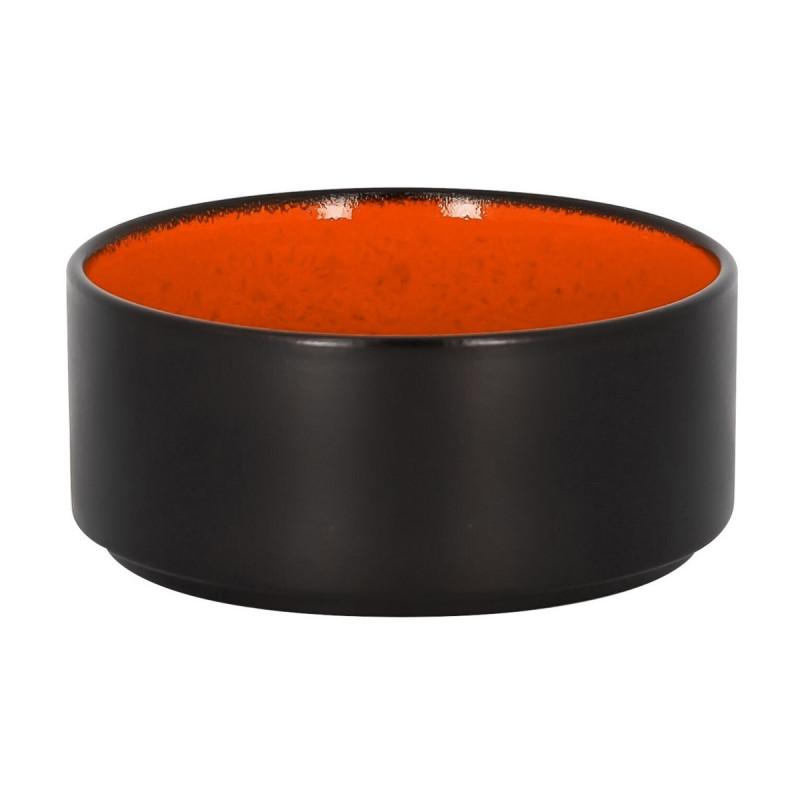 Bol rond orange porcelaine vitrifiée Ø 12 cm Fire Rak