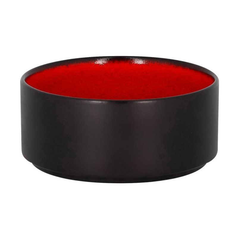 Bol rond rouge porcelaine vitrifiée Ø 12 cm Fire Rak