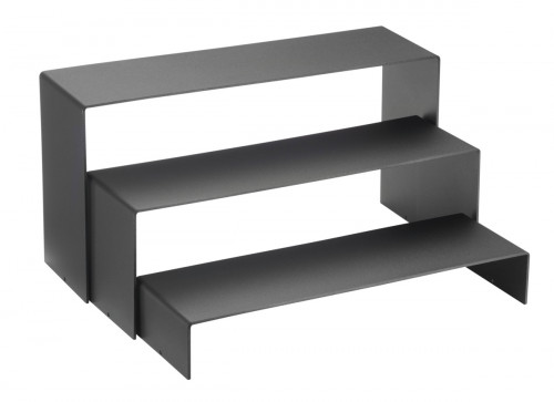 Présentoir acier noir 575x170x300 mm Pintinox