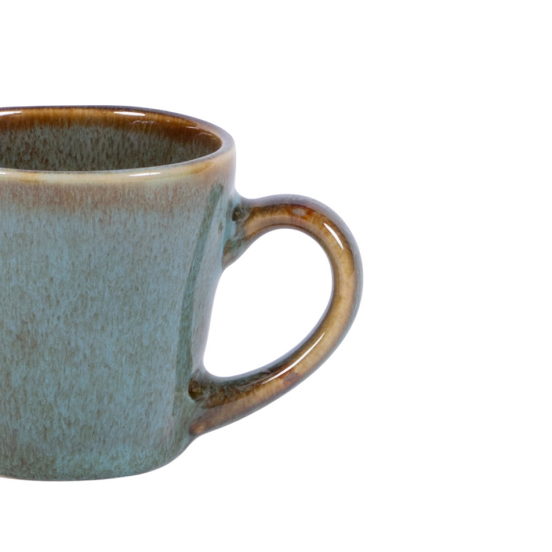 Tasse à expresso vert grès émaillé 9 cl Ø 6,2 cm Sky Pro.mundi