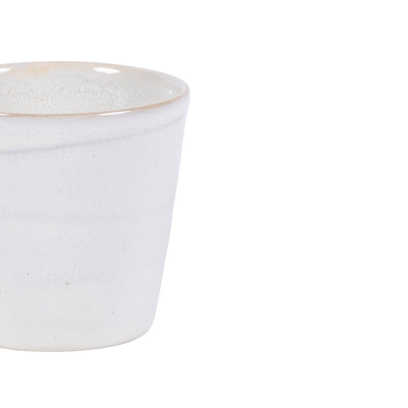 Pot rond Beige rosé grès émaillé Ø 10 cm Pearl Pro.mundi