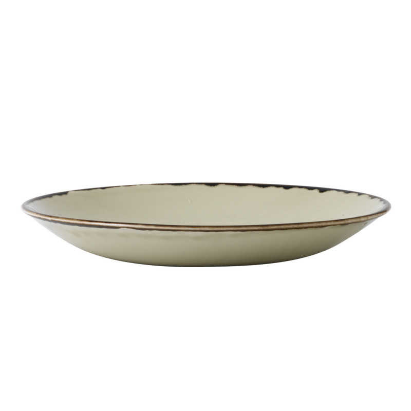 Assiette creuse rond Linen porcelaine vitrifiée Ø 27,8 cm Harvest Dudson