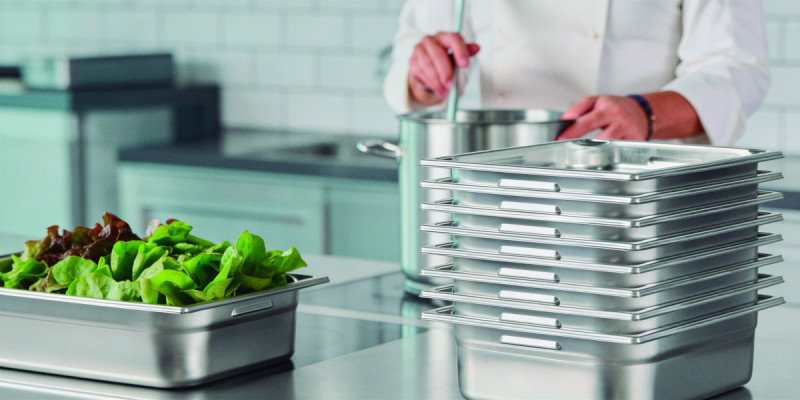 Bac GN 1/3 inox 18/10 P6,5 cm 2,5 L Pujadas