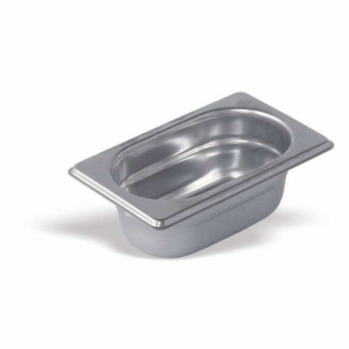 Bac GN 1/9 inox 18/10 P10 cm 0,8 L Pujadas