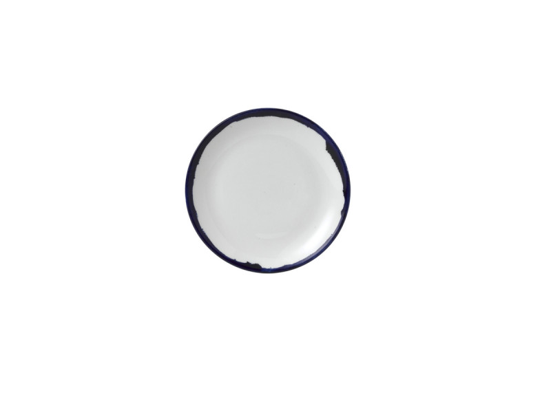 Assiette coupe plate rond Ink porcelaine vitrifiée Ø 16,5 cm Harvest Dudson