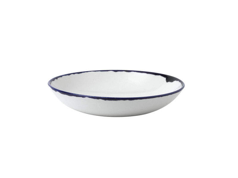 Assiette coupe creuse rond Ink porcelaine vitrifiée Ø 24,8 cm Harvest Dudson