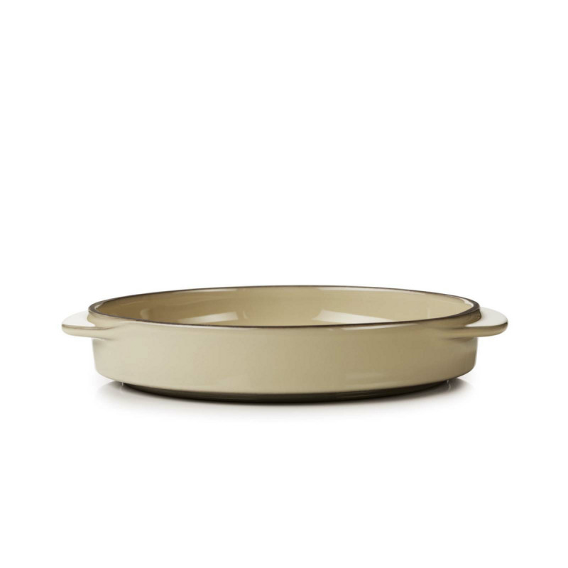 Cassolette rond beige porcelaine culinaire Ø 14 cm Caractère Revol