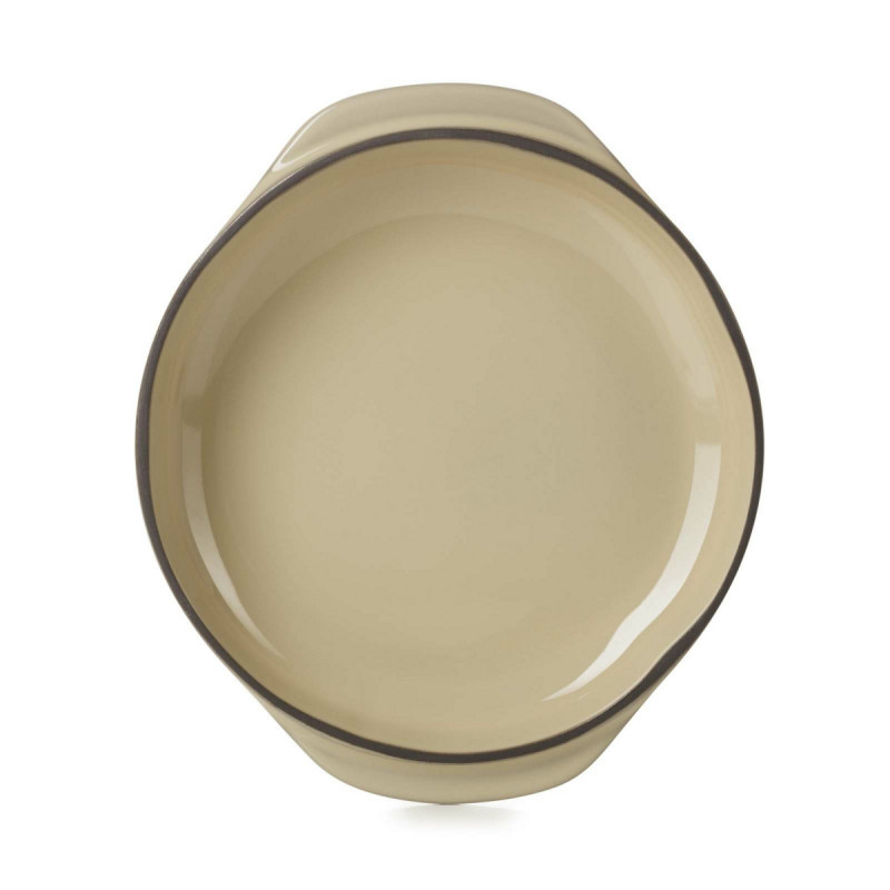 Cassolette rond beige porcelaine culinaire Ø 14 cm Caractère Revol