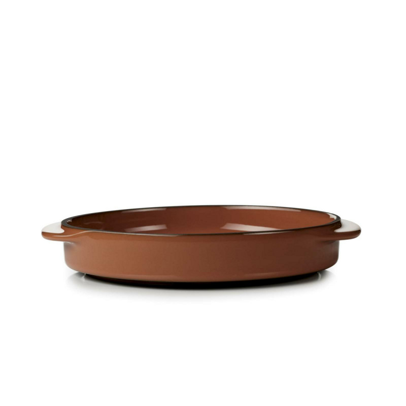 Cassolette rond rouge porcelaine culinaire Ø 14 cm Caractère Revol