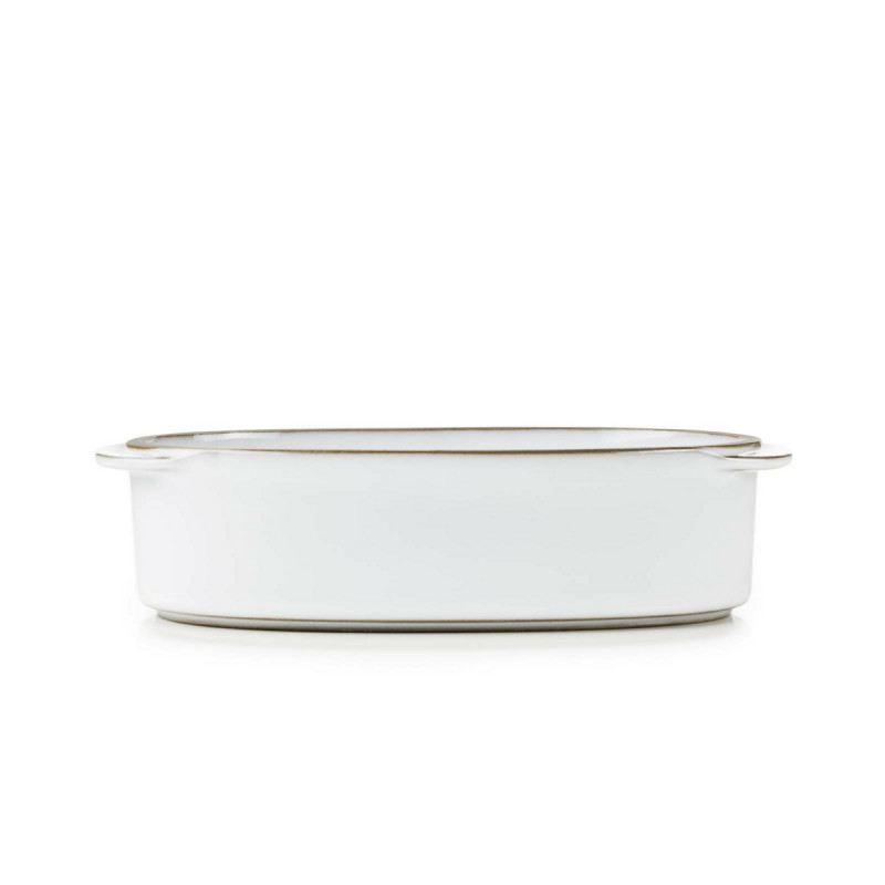 Plat ovale blanc porcelaine culinaire 16 cm Caractère Revol
