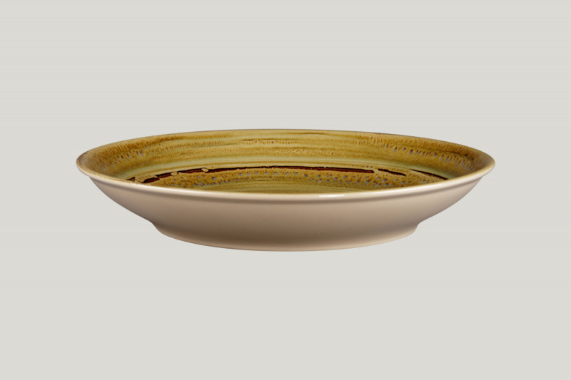 Assiette coupe creuse rond Garnet porcelaine vitrifiée Ø 27,8 cm Rakstone Spot Rak