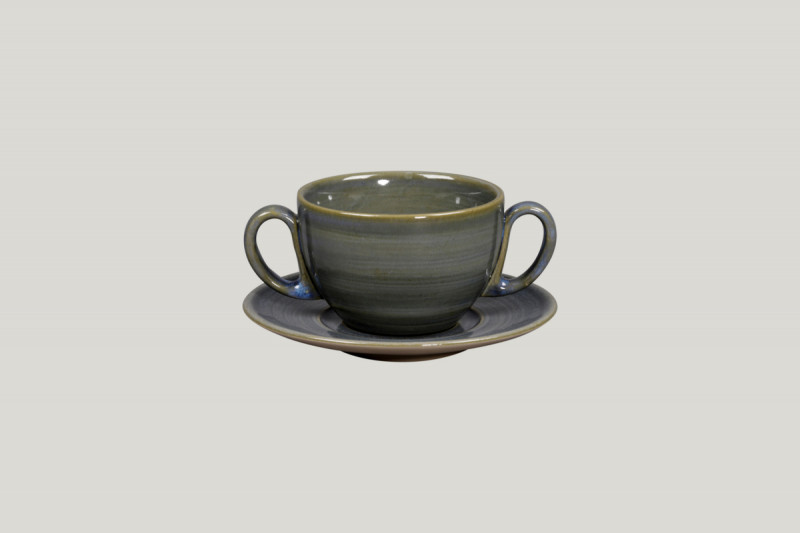 Tasse à bouillon Jade porcelaine vitrifiée 28 cl Ø 10,5 cm Rakstone Spot Rak