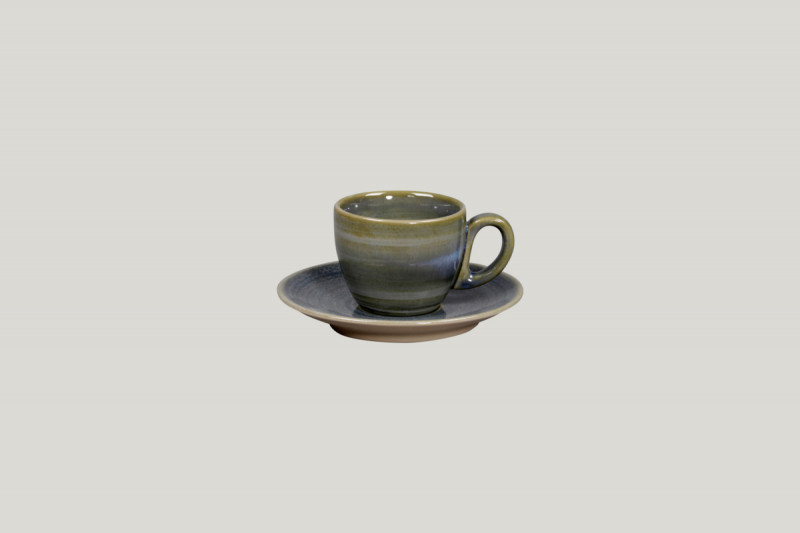 Tasse à expresso Jade porcelaine vitrifiée 8 cl Ø 6,5 cm Rakstone Spot Rak