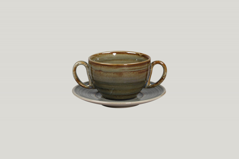 Tasse à bouillon Peridot porcelaine vitrifiée 28 cl Ø 10,5 cm Rakstone Spot Rak