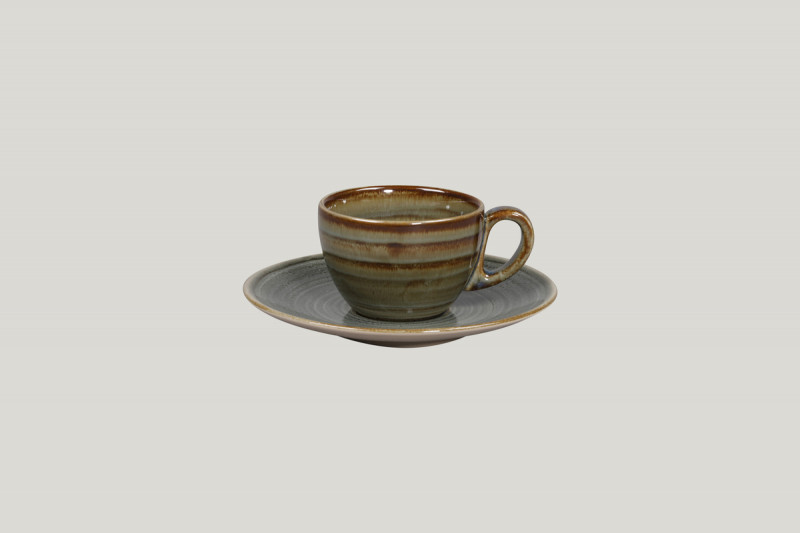 Tasse à café Peridot porcelaine vitrifiée 15 cl Ø 8 cm Rakstone Spot Rak
