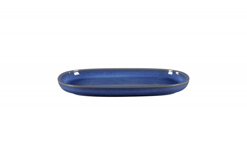 Plat rectangulaire bleu porcelaine vitrifiée 26,1 cm Rakstone Ease Rak