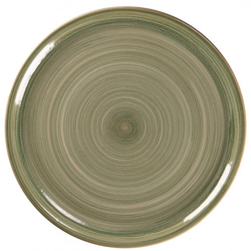 Assiette à pizza rond Emerald porcelaine vitrifiée Ø 32,8 cm Rakstone Spot Rak