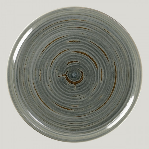 Assiette à pizza rond Peridot porcelaine vitrifiée Ø 32,8 cm Rakstone Spot Rak