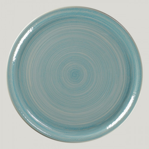 Assiette à pizza rond Saphire porcelaine vitrifiée Ø 32,8 cm Rakstone Spot Rak