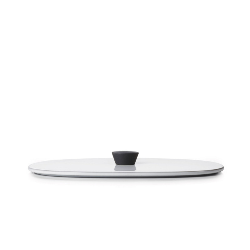 Couvercle pour plat ovale porcelaine culinaire 19x13 cm Caractère Revol