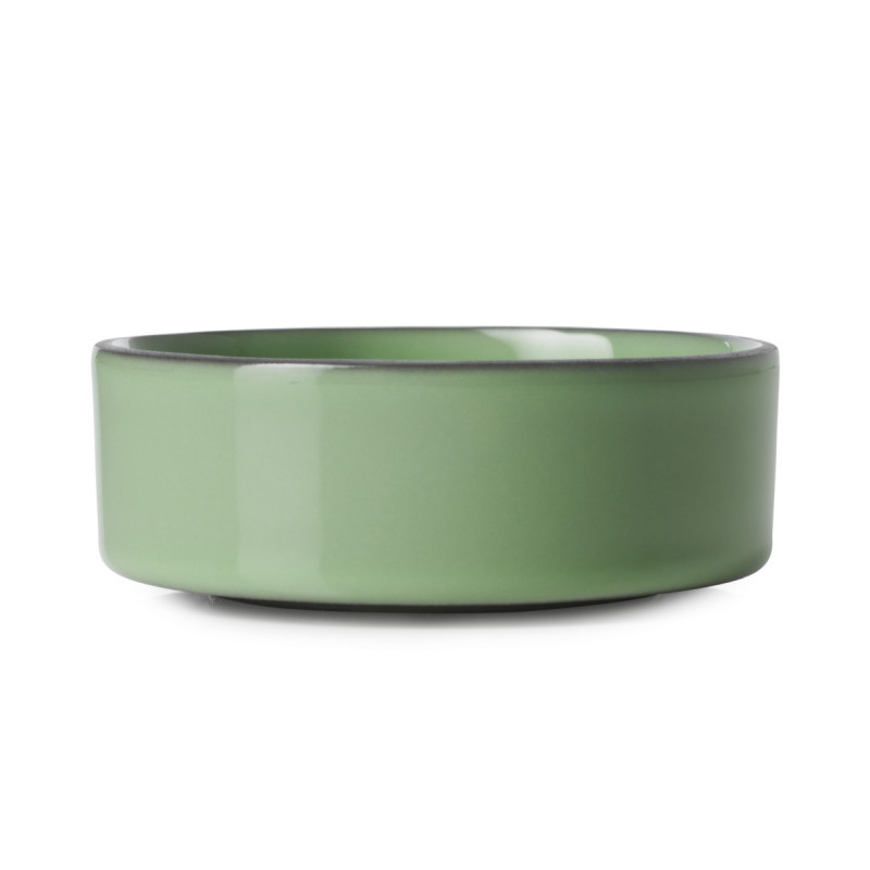 Coupelle rond vert porcelaine culinaire Ø 8 cm Caractère Revol
