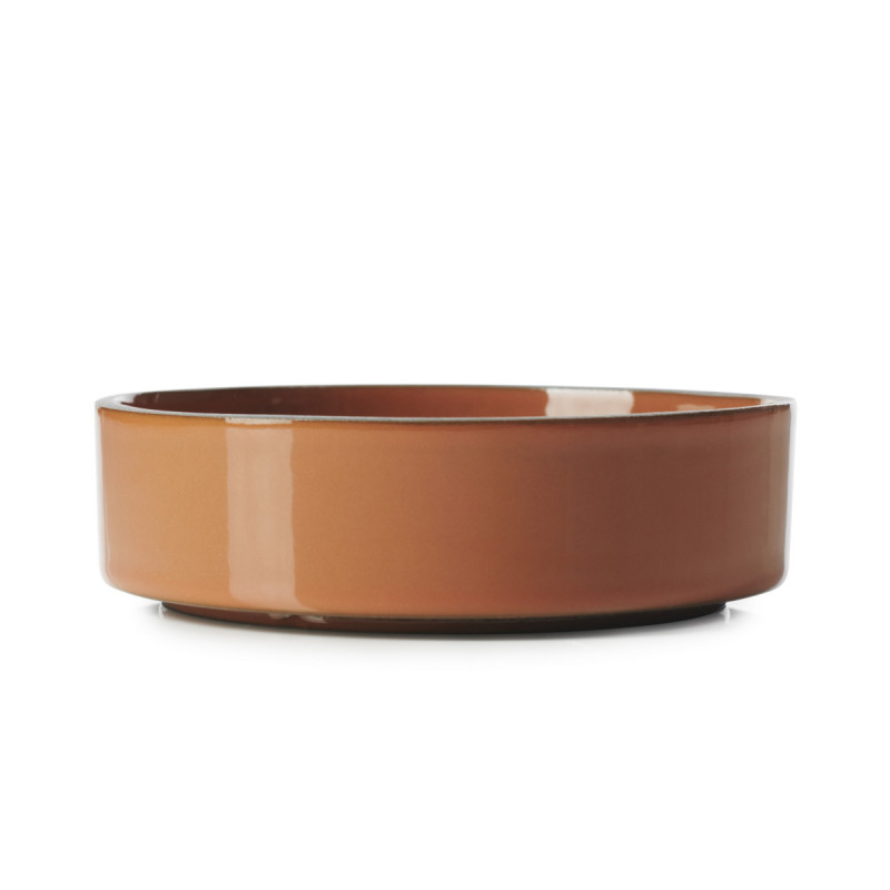 Coupelle rond rouge porcelaine culinaire Ø 11 cm Caractère Revol