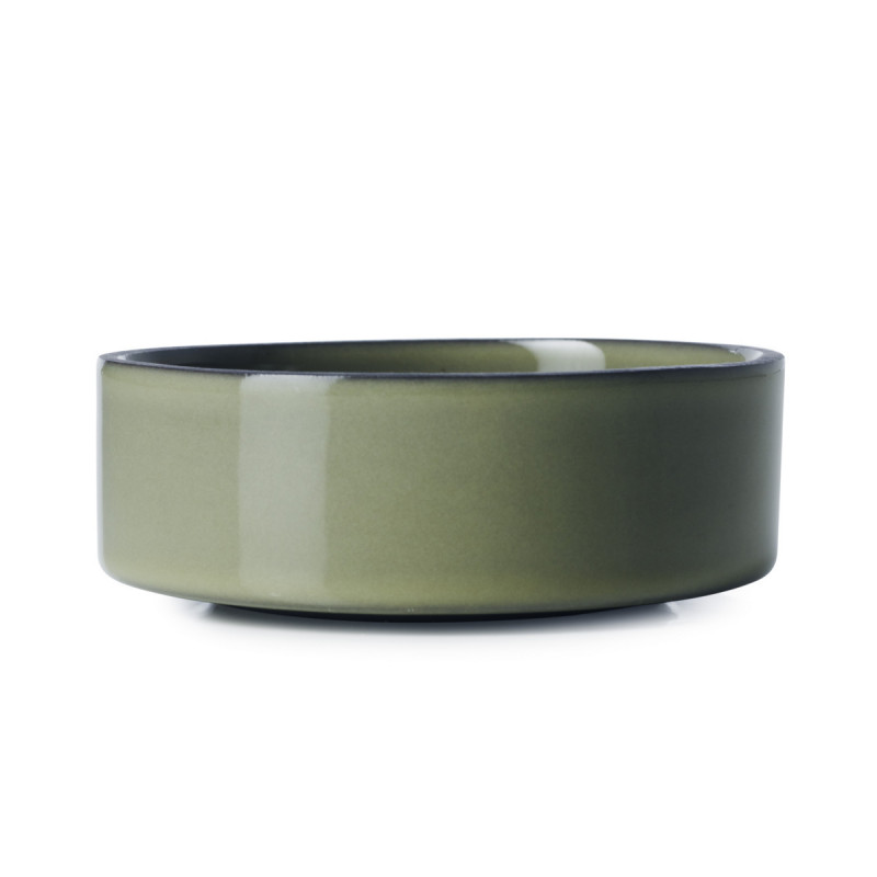 Coupelle rond vert porcelaine culinaire Ø 8 cm Caractère Revol