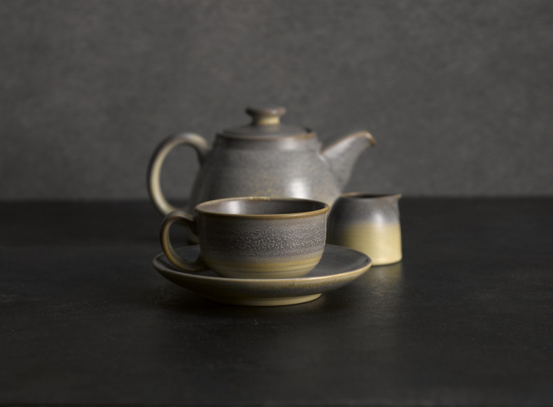 Mug gris porcelaine 32 cl Evo Granite Dudson