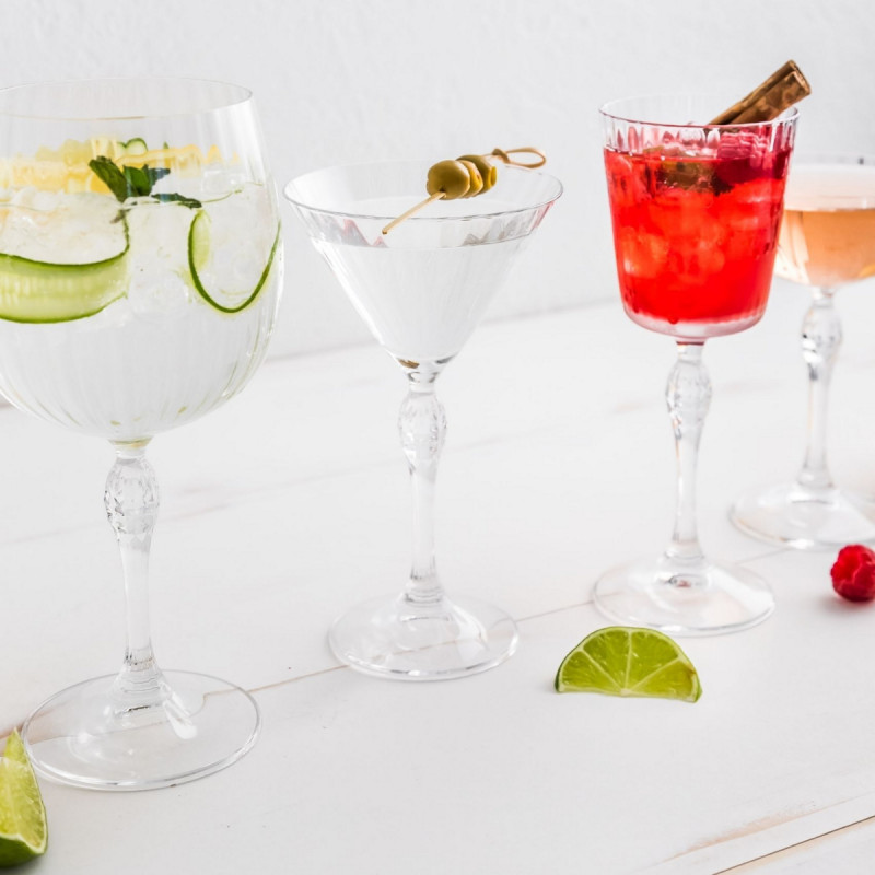 Verre à cocktail verre cristallin 25 cl America 20s Bormioli Rocco