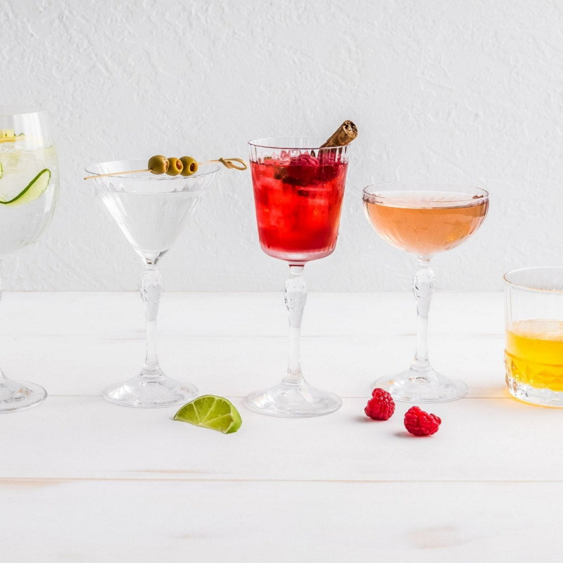 Verre à cocktail verre cristallin 25 cl America 20s Bormioli Rocco