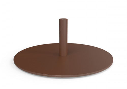 Pied base pour lampadaire rond rouille Ø 38 cm Paranocta