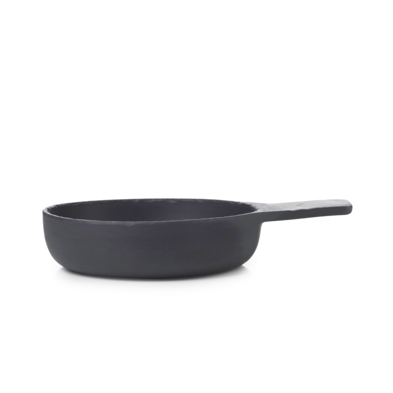 Cassolette rond noir porcelaine culinaire Ø 13 cm Revol