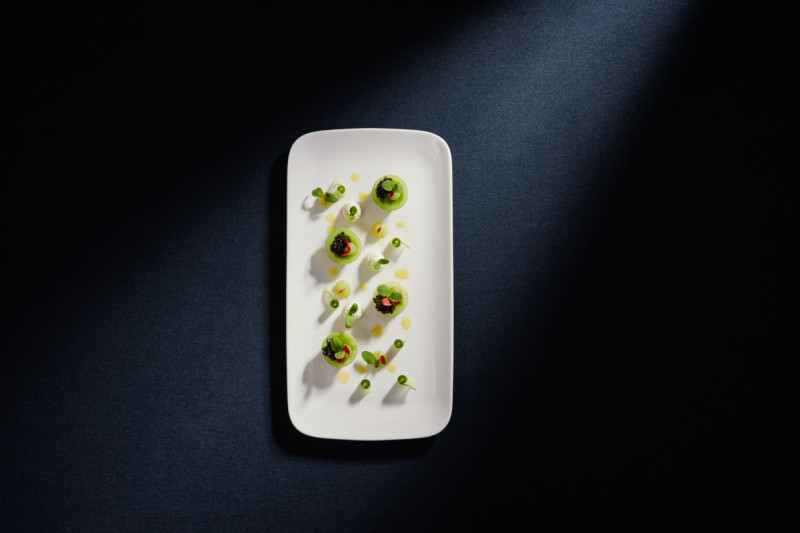 Assiette plate rectangulaire blanc porcelaine bone china 27,7x13,9 cm Bravura Rak