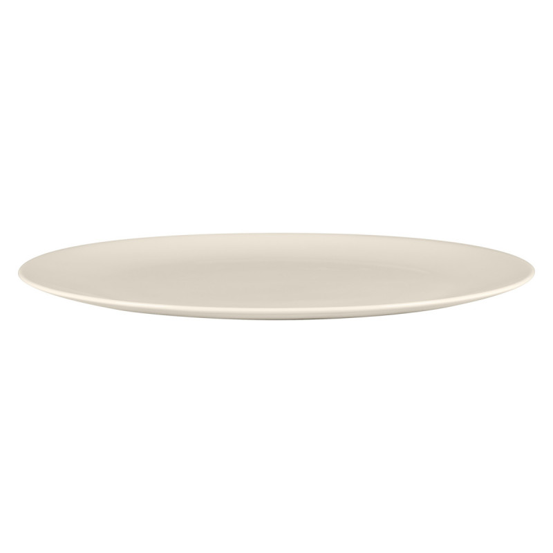 Assiette coupe plate rond blanc porcelaine bone china Ø 17 cm Bravura Rak