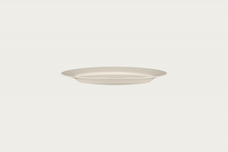 Assiette plate rond blanc porcelaine bone china Ø 26 cm Bravura Rak