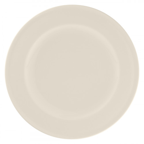 Assiette plate rond blanc porcelaine bone china Ø 17 cm Bravura Rak