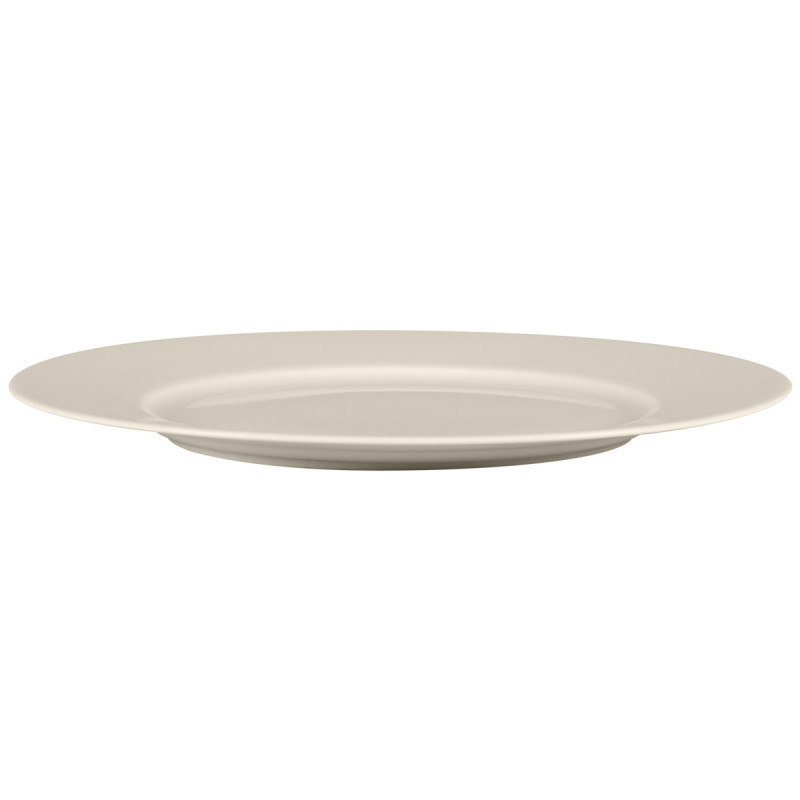 Assiette plate rond blanc porcelaine bone china Ø 25,1 cm Fedra Rak