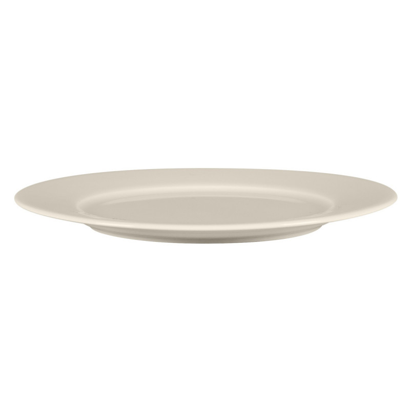 Assiette plate rond blanc porcelaine bone china Ø 16 cm Fedra Rak