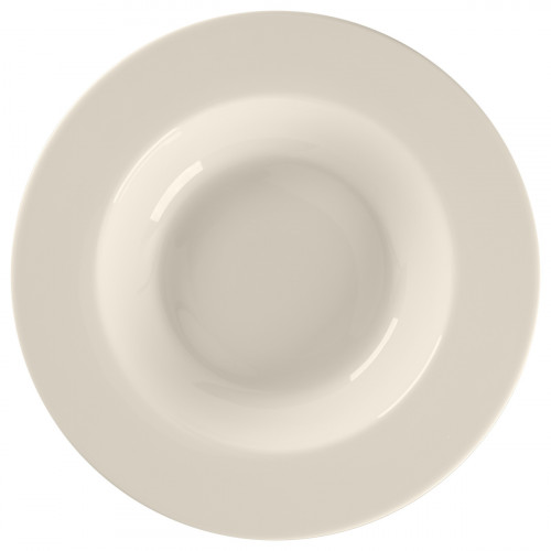 Assiette creuse rond blanc porcelaine bone china Ø 30,9 cm Fedra Rak