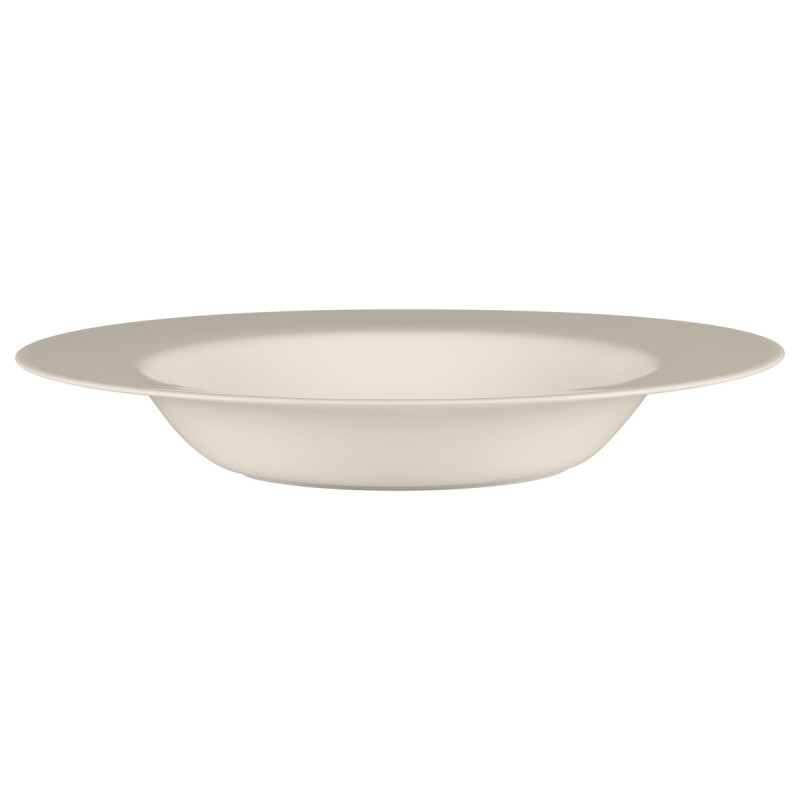 Assiette creuse rond blanc porcelaine bone china Ø 28 cm Fedra Rak