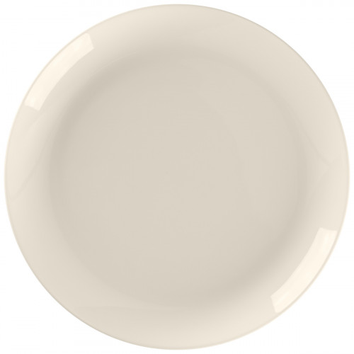 Assiette coupe plate rond blanc porcelaine bone china Ø 20,8 cm Fedra Rak