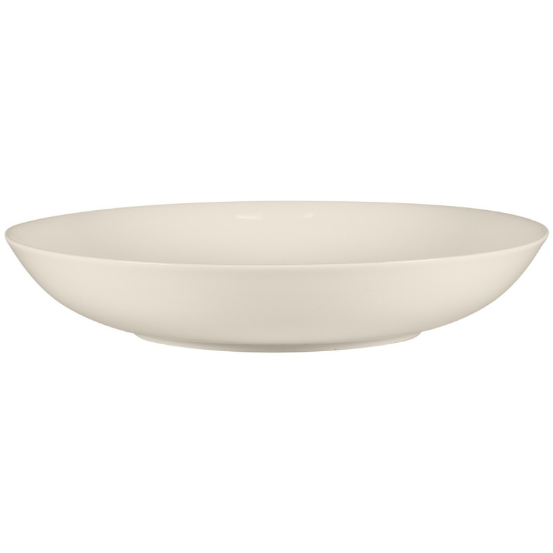 Assiette coupe creuse rond blanc porcelaine bone china Ø 26,6 cm Fedra Rak