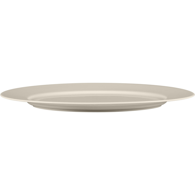 Plat ovale blanc porcelaine bone china 25,5 cm Fedra Rak
