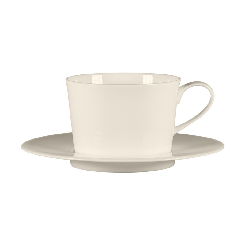 Tasse à thé rond blanc porcelaine bone china 30,6 cl Ø 9,5 cm Fedra Rak