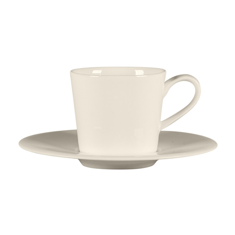Tasse à expresso rond blanc porcelaine bone china 8,6 cl Ø 6,1 cm Fedra Rak