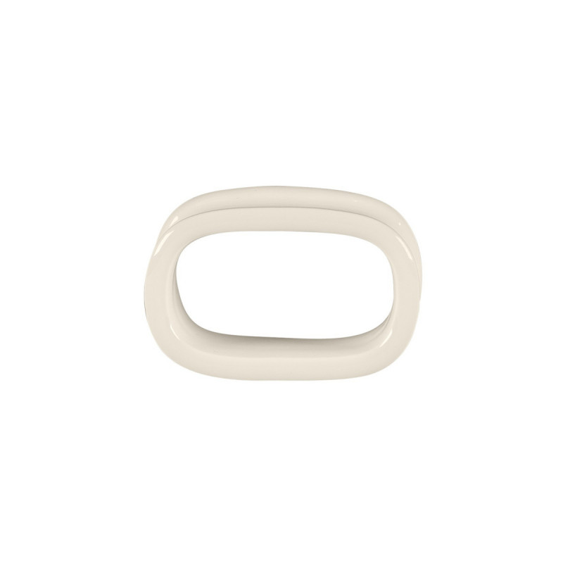 Anneau à serviette rond blanc porcelaine bone china 6,5 cm Fedra Rak